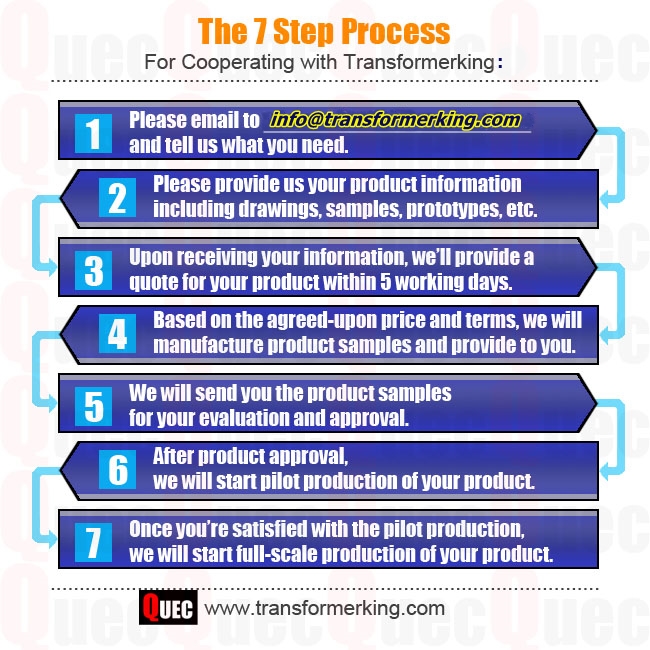 Procedure of cooperation with Transformerkings