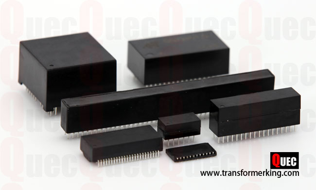Types of LAN filters (LAN transformers or LAN magnetics) built by Quectek Co., Ltd.